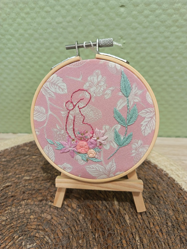 Tambour brodé Future Maman