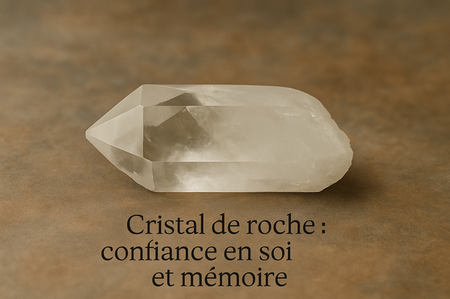 Pointe cristal de roche 