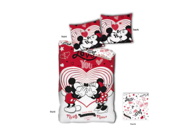 Housse de couette Minnie et Mickey 