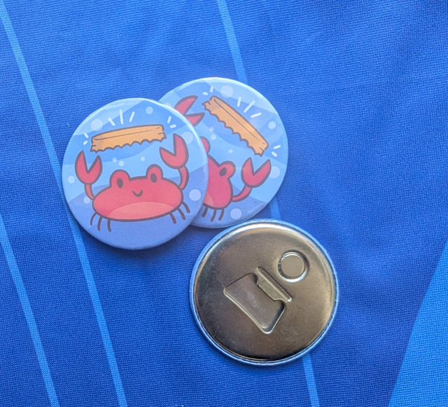 Crab Magnet Bottle Opener