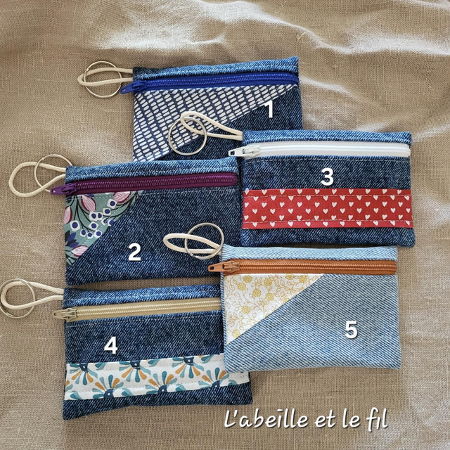 Porte-monnaie/ cartes Tissus