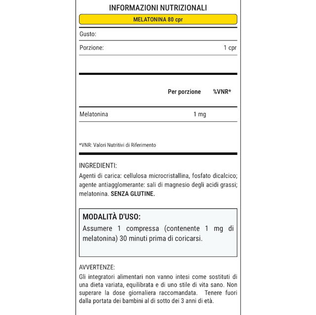 MELATONINA 80 CPS