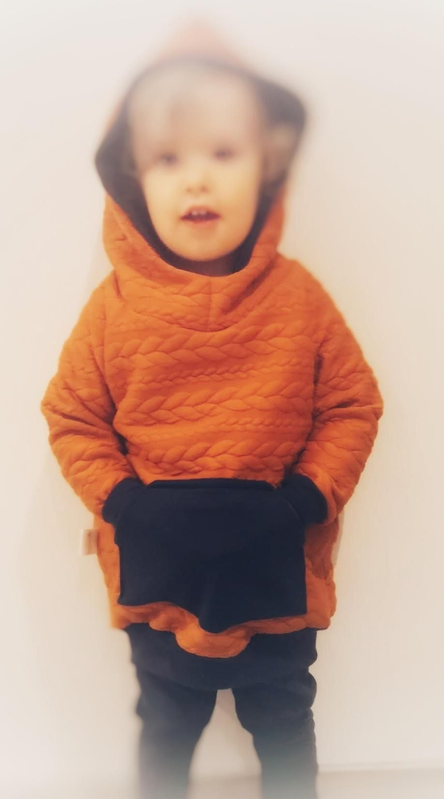 Sweat à capuche évolutif hiver sur mesure 