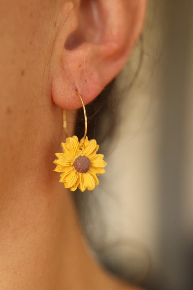 Boucles Oreilles Collection Tournesol 2