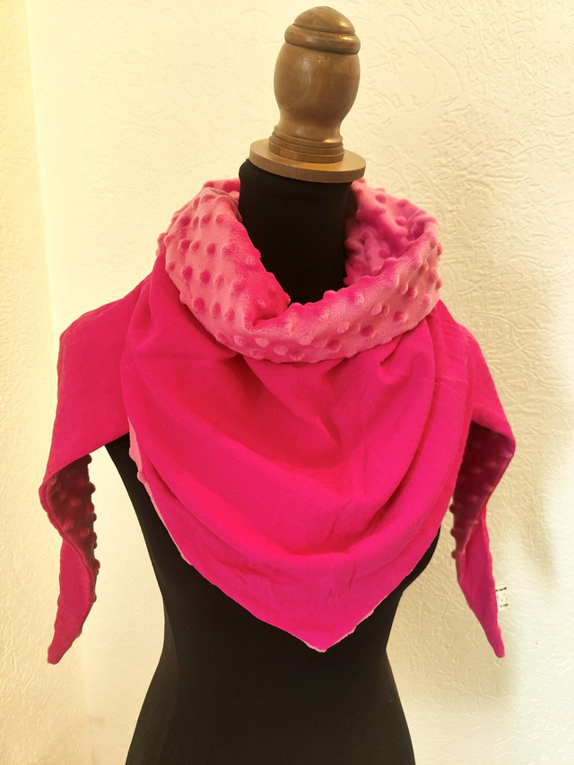Chèche chaude viscose Pink 