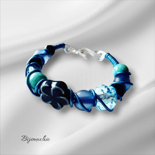 Bracelet Galaxie Azur