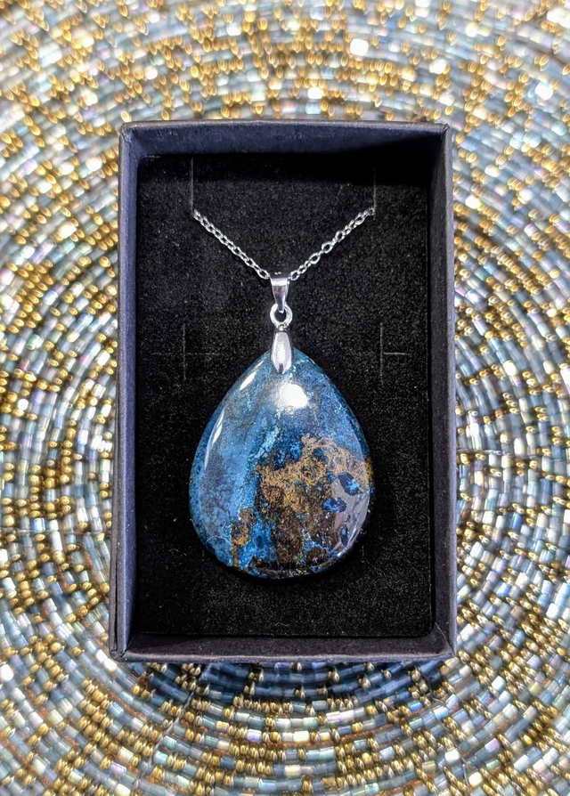 Pendentif Azurite 