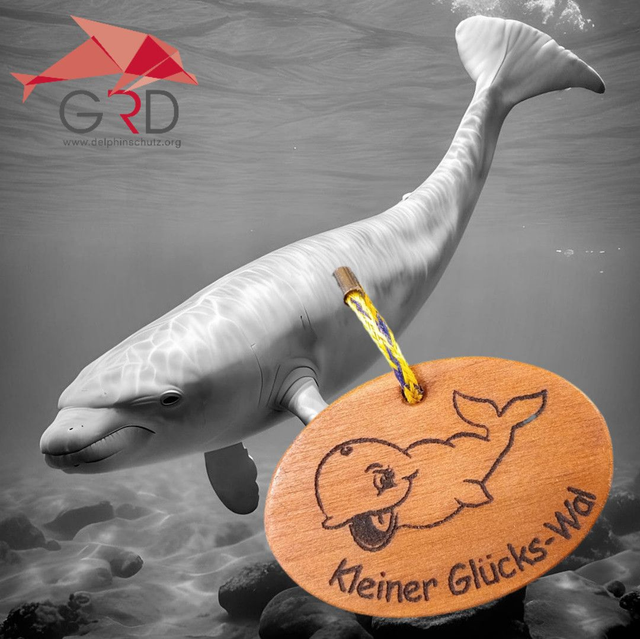 Kleiner Glücks-Wal (Schlüsselanhänger) 