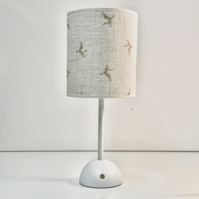 Alpenchic Tischlampe cremige cableless Zylinder