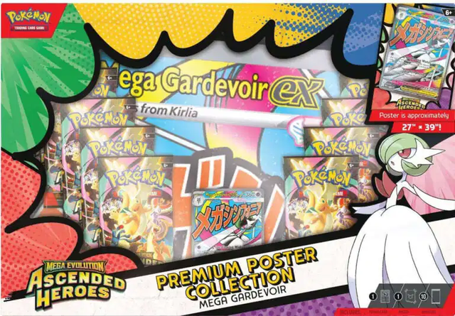 POKÉMON - ASCESA EROICA - COLLEZIONE PREMIUM CON POSTER - MEGA GARDEVOIR EX
