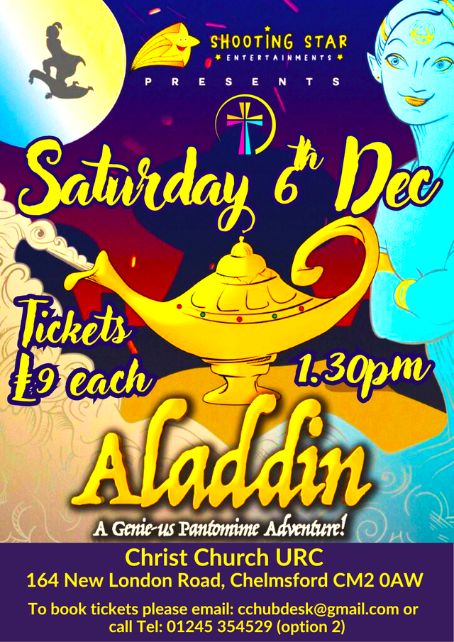 Shooting Star's Aladdin Panto 6th Dec'25 Tickets 