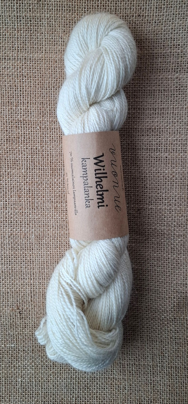 Wilhelmi kampalanka – Luonnonvalkoinen, värjäämätön