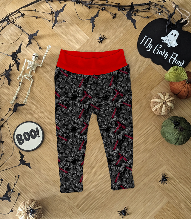 Bat Guitars Childrens Leggings