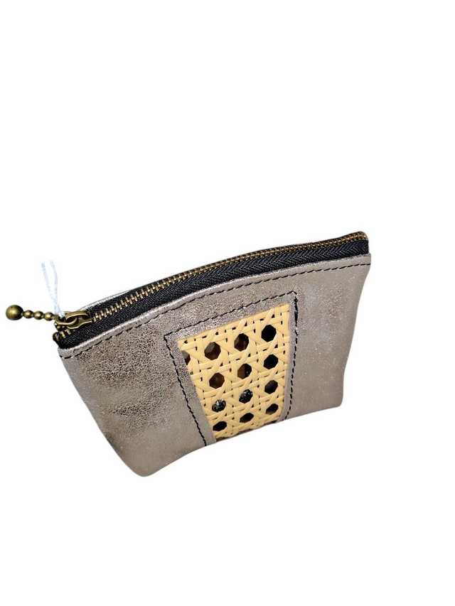 Pochette ou bourse bohème chic - Argent 