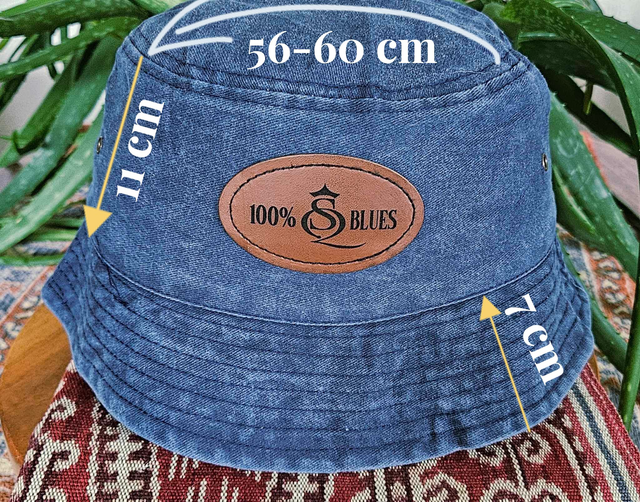 Denim Bucket Hat - 100% Blues
