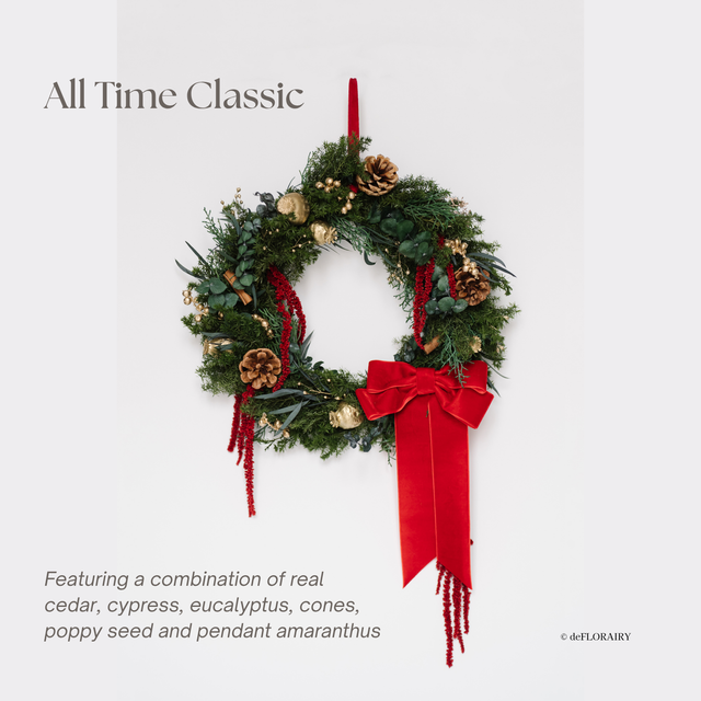 All Time Classic | Christmas Wreath | UK-Wide Delivery