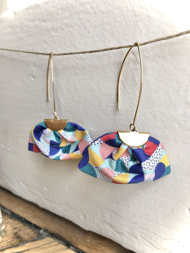 Boucles d&#039;oreilles - LONGUE BAUHAUS