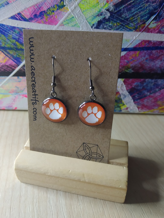 &quot;Les p&#039;tites pattes&quot; Orange