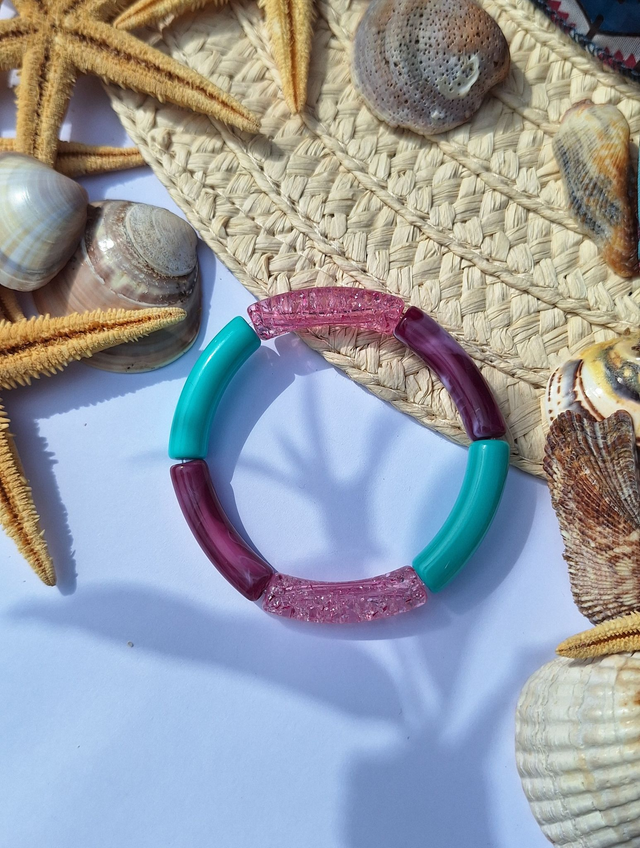 Bracelet Scarlett - 🩷💜🩵