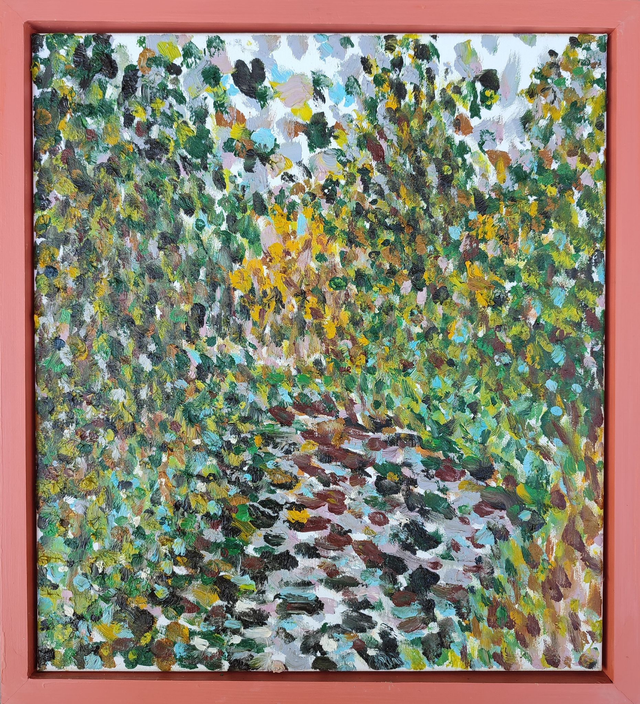 Rawka 56, 46x41 akryl płótno 2019