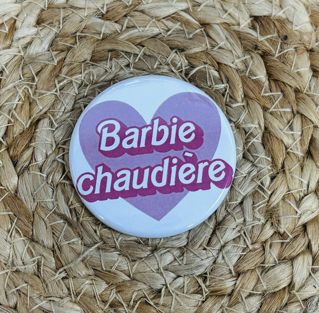 Badge Barbie chaudière