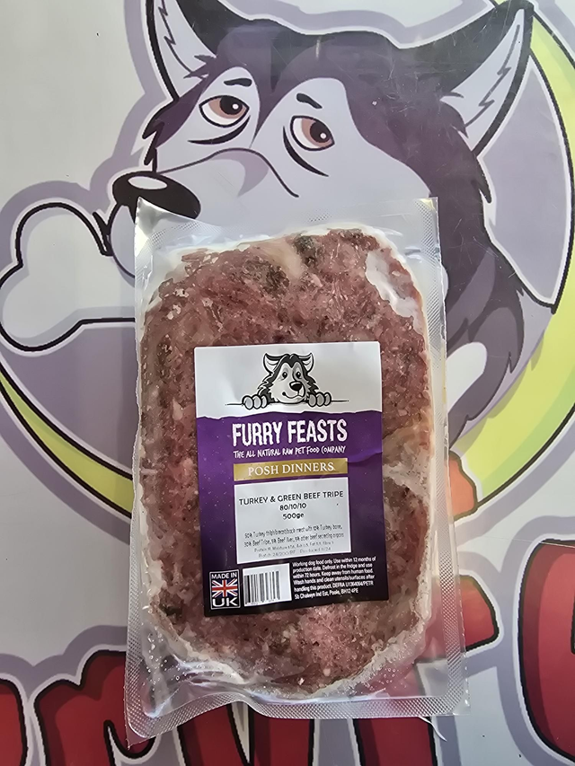 Turkey &amp; Green Beef Tripe