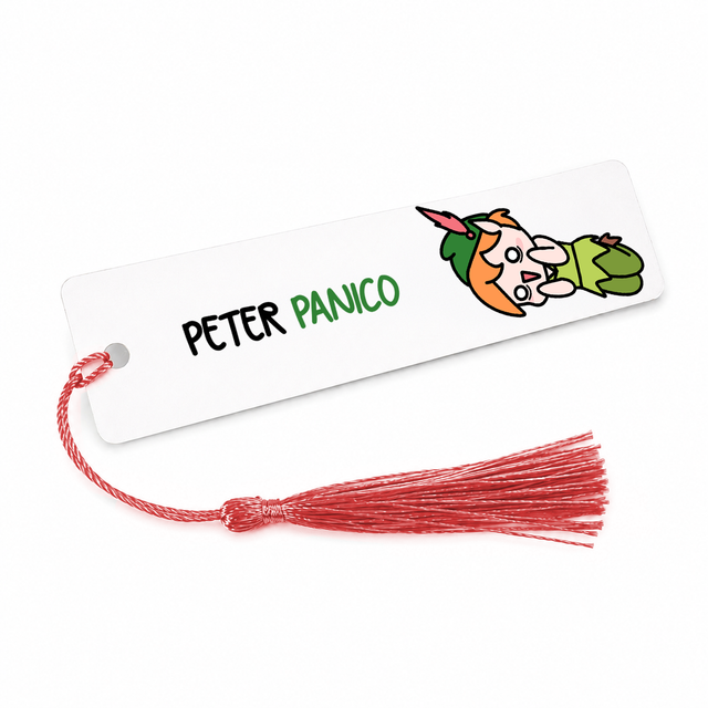 Segnalibro Peter Panico in metallo