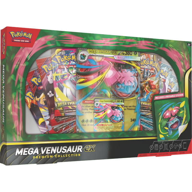 Pokémon TCG: Mega Venusaur ex Premium Collection (julkaisu 14.11.2025)