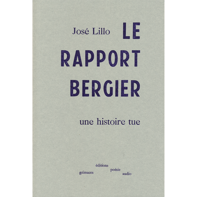LE RAPPORT BERGIER • José Lillo