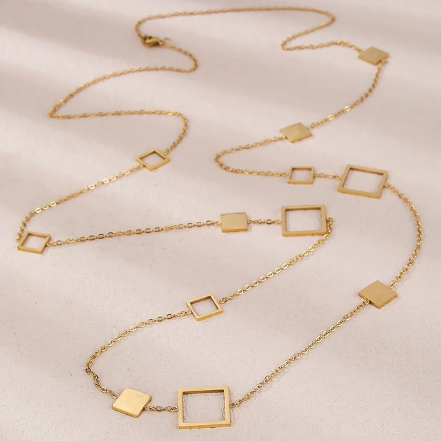 Sautoir acier hypoallergenique 