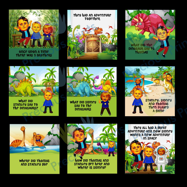 Personalised Child Story Cushion