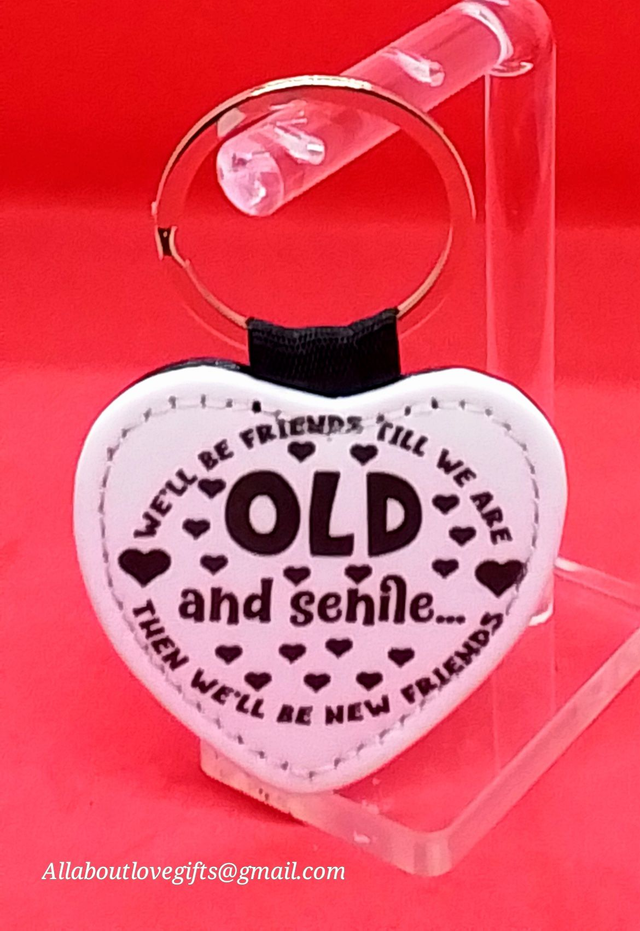 Keyrings Various Quotes, Hand Made, Fun or Love.