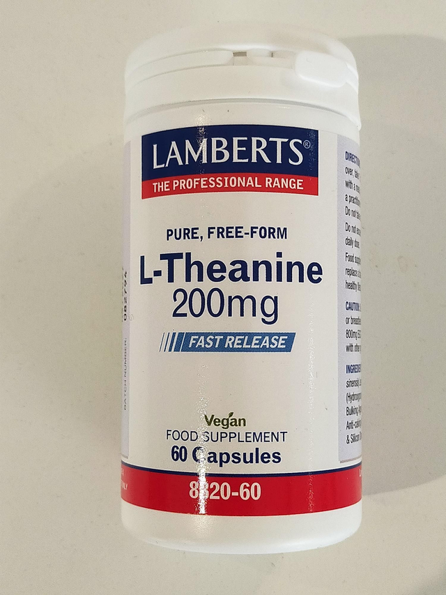 L-Theanine 200mg 60 Capsules 8320-60