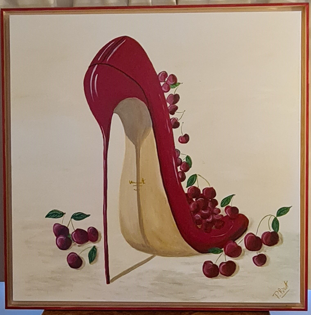 L&#039;escarpin aux cerises 100x100