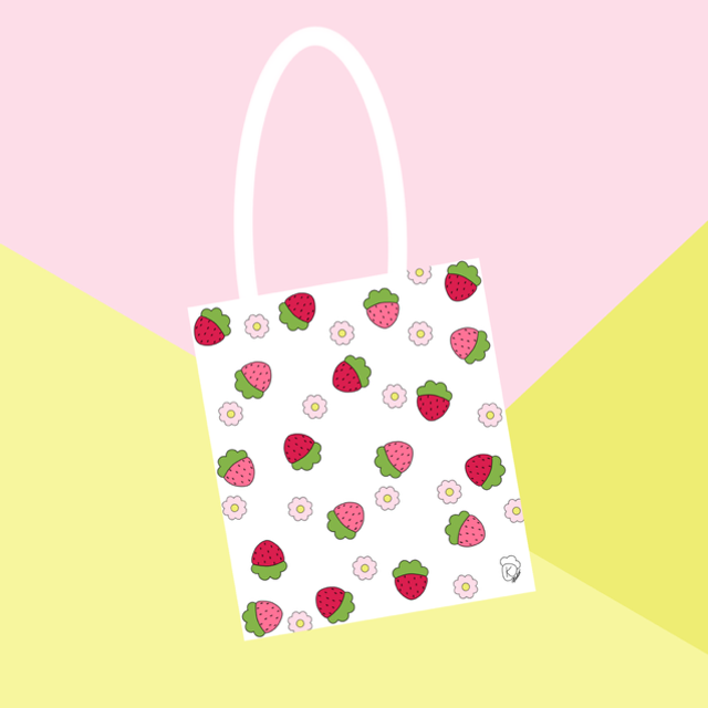 TOTE BAG - Strawberry