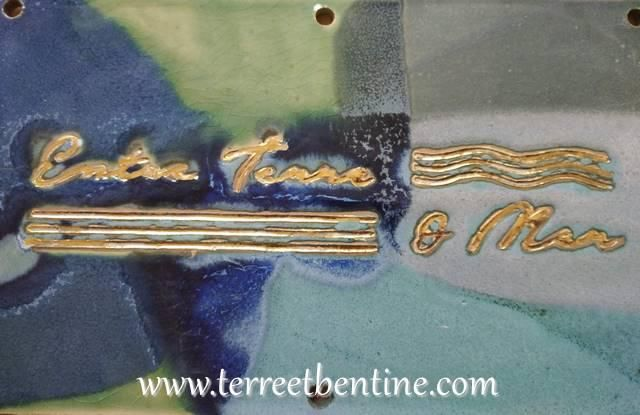 PROJET POUR MAISON d'HOTES :  "bleu lagon" et OR