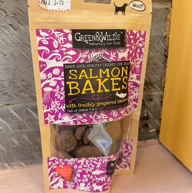 Green & Wild’s Salmon Bakes 150g