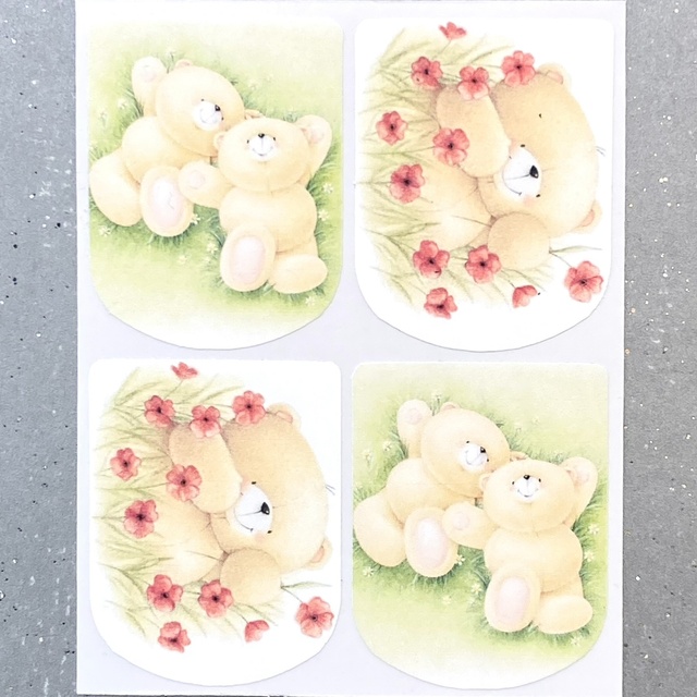 Forever Bears Stickers (Set of 4)