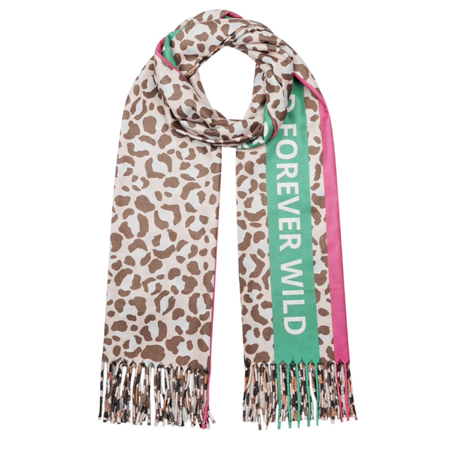 Sjaal panter dun