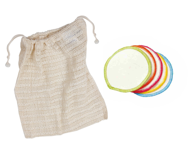 [Anae] Wasbare make-up schijfjes + waszak - 10st