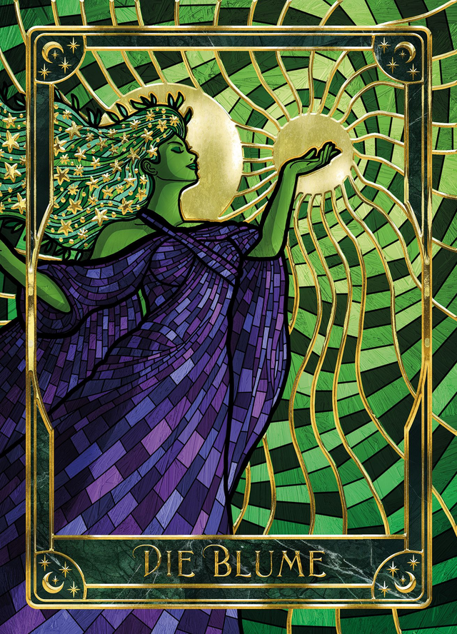 Tarotkarte / Charakterkarte DIE BLUME