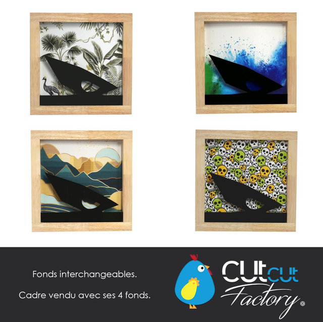 Cadre LH² Le Signal Malraux + 4 fonds