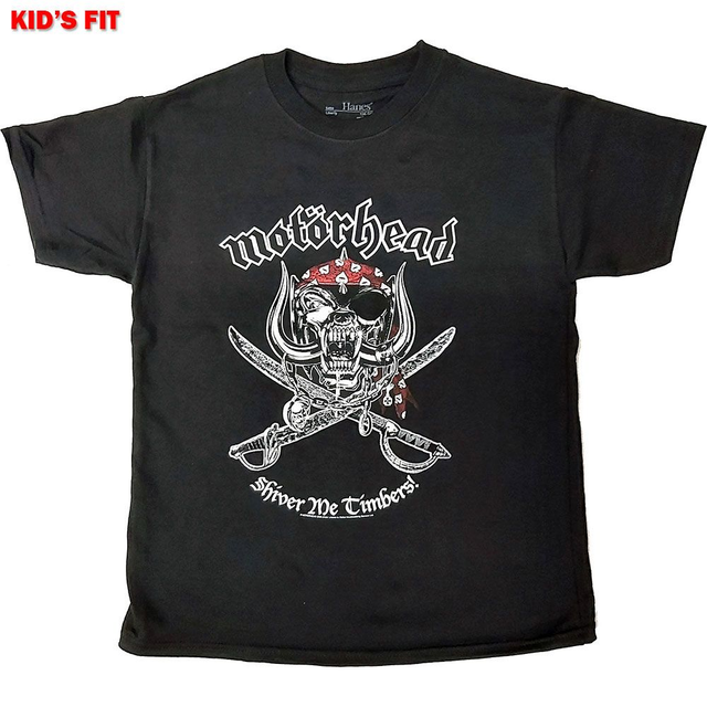 Motorhead, Shiver Me Timbers. Size 11-12 Years