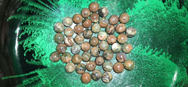 Green rhyolite jasper