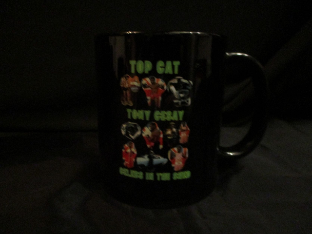 Tony Cesay Black Mug (ABA Champion Boxer) #10 Pics Green &amp; Yellow Logo PRE-ORDER BUY NOW