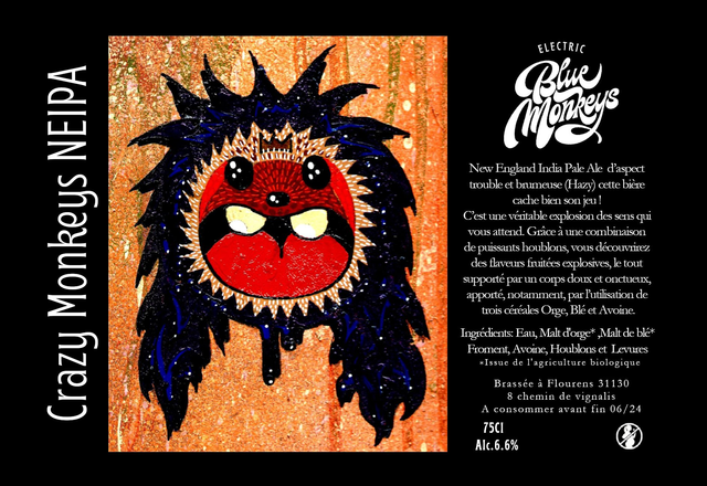 Bouteille 75cl Crazy Monkeys NEIPA