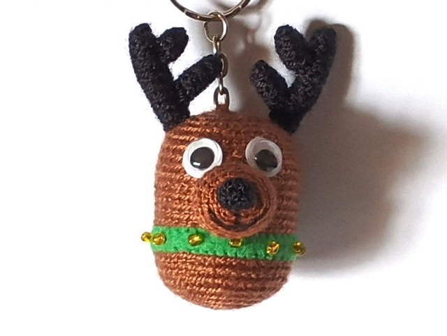 Llavero Reno Navideño
