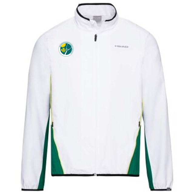 HEAD Club Jacke Men/Boys grün/weiß