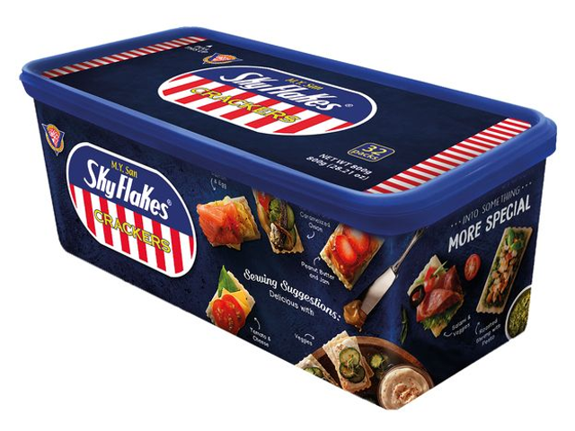 M. Y. San Sky Flakes Box