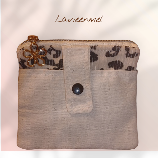 porte monnaie léopard  